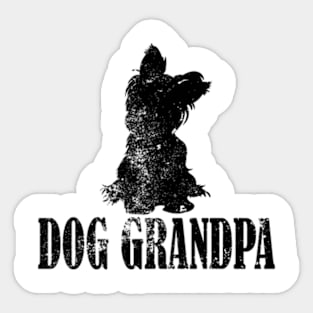 Yorkie Dog Grandpa Sticker